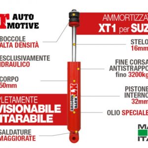 XT AUTOMOTIVE SHOCK FOR SUZUKI JIMNY FRONT FROM 2018