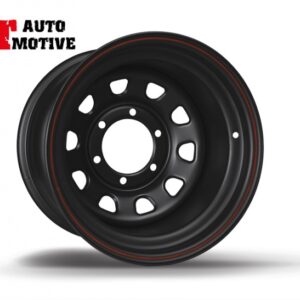 ČELIČNE FELGE 10x15 ET -44 DAYTONA CRNE ZA NISSAN